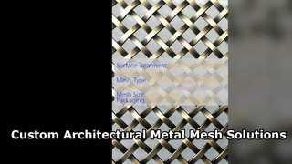 Maßgeschneidertes architektonisches Metallgewebe für die moderne Fassadengestaltung