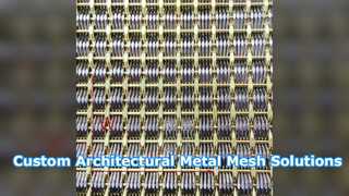 Kundenspezifisches architektonisches Metallgewebe für modernes Gebäudedesign