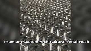 Maßgeschneidertes architektonisches Metallgewebe für moderne Fassaden