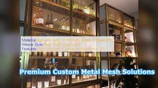 Kundenspezifisches architektonisches Metallgewebe für Fassaden und Innenräume