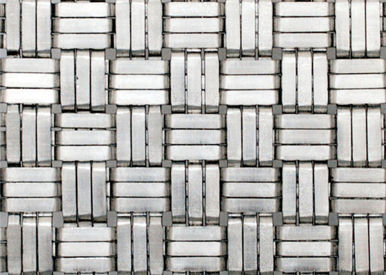 304SS 1.8mm dekorativer gesponnener Stahl-Mesh Panels For Elevator Cab