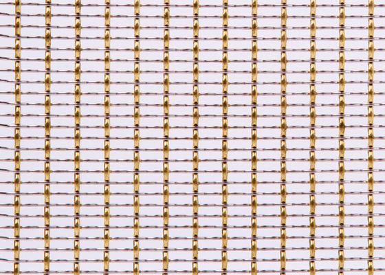 Messingdraht-dekorative Drahtgewebe-Mesh Woven Metal Mesh For-Möbel 36m