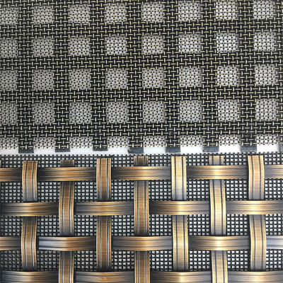 2-6mm Mesh Größe Dekorative Metallgitter in quadratischer Lochform