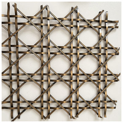 Elevate Innenarchitektur Dekorativ Metallgrill Mesh Öko-freundlich Twill Weave