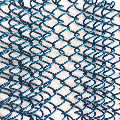 Maßgeschneiderte Maschenkettenverbindung Hintergrund Dekoration Galvanisierter Gartenzaun Sicherheitszaun Stoff Rollpost
