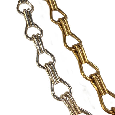 Hook Link mit anodisierten Insektenschutzzimmer Trennwände Aluminium Doppelkettenvorhänge für einen effektiven Fluchenschutz