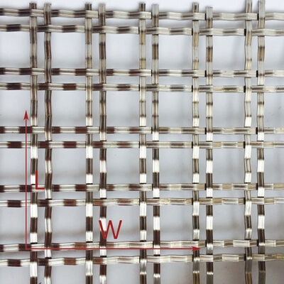 Anodisierende Architekturmetallnetze kundenspezifische Mesh Größe geeignet für Filtration und kreative architektonische Anwendungen