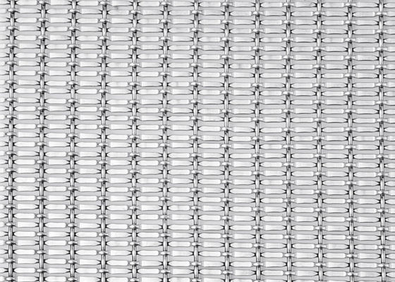 Titanüberzug gesponnene 5mm asphaltieren Metallraum-Teiler Mesh Fabrics 15m dekorative