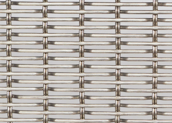 Steifer Edelstahl gesponnenes Verschluss-Falz-Draht-Mesh Stairs Railing Soem