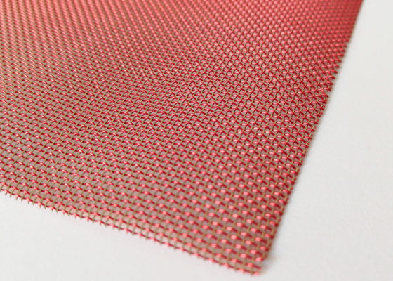2.5m 304 Edelstahl-Glas lamellierten Maschendraht PVD für Luxusdekoratives
