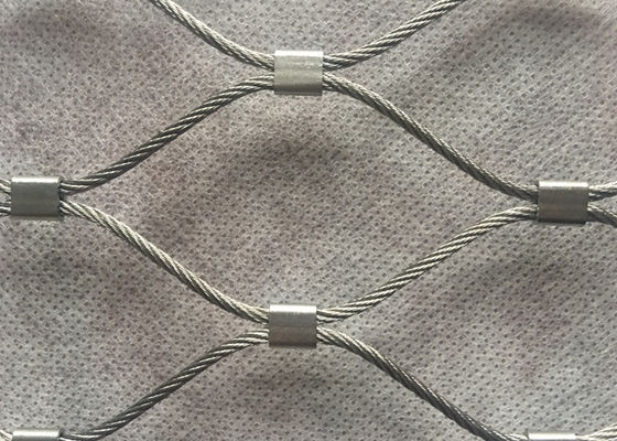 8m Antiverschleiß-Diamond Woven Wire Mesh Soem mit Band-Schnalle