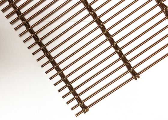Rose Golden Flexible Cable Wire-Edelstahl Architektur-Mesh For Facade