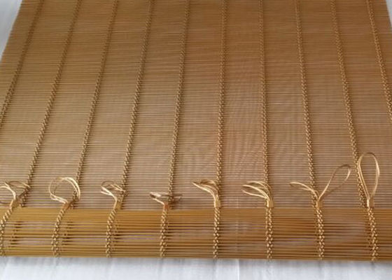 Edelstahl Architektur-Mesh Decorative Paint Metal Partition Golded-Farbe-316l