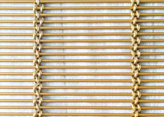 Edelstahl Architektur-Mesh Decorative Paint Metal Partition Golded-Farbe-316l