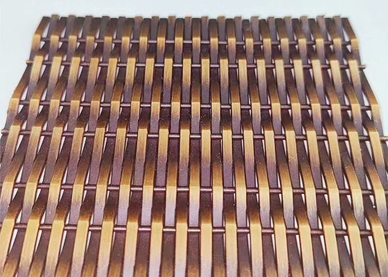 Antikes Bronze-Ss316l-Architekturmetall Mesh For Facade Cladding