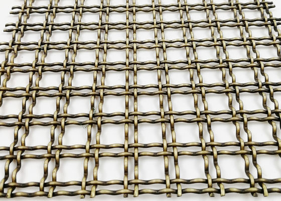 Stärke dekoratives Kabinett-Architektur- Stahl-Mesh Antique Brasss 5mm