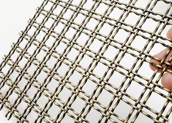 Stärke dekoratives Kabinett-Architektur- Stahl-Mesh Antique Brasss 5mm