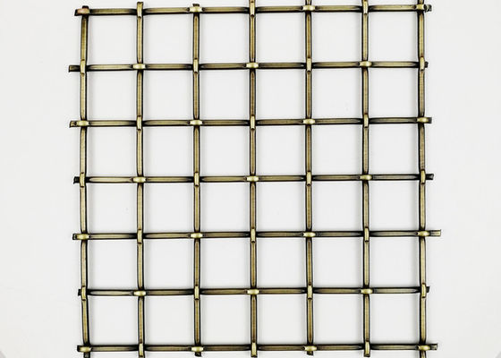 Antikes Messingmöbel-Kabinett-Architekturedelstahl-Maschendraht 5.5mm
