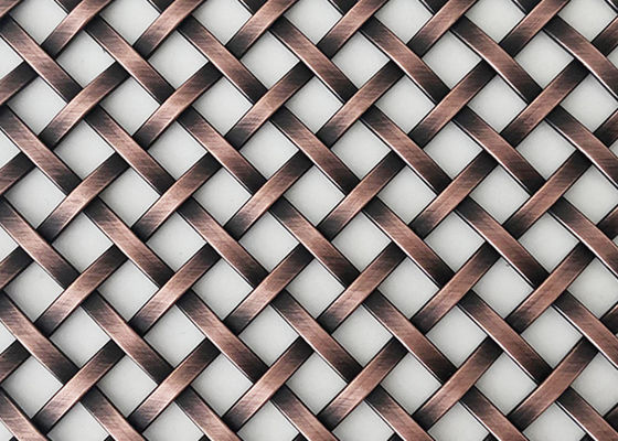 Antiker Messingedelstahl-Verschluss-Falz-Draht Mesh For Room Partitions