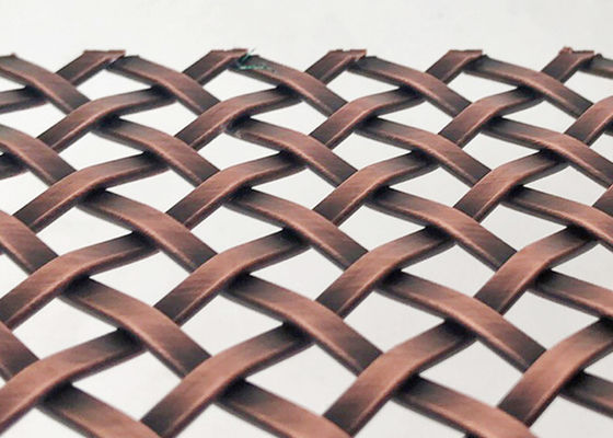 Antiker Messingedelstahl-Verschluss-Falz-Draht Mesh For Room Partitions