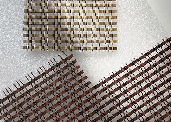 Antiken-Kupfer-dekoratives Drahtgewebe Mesh For Indoor Partition des Edelstahl-304