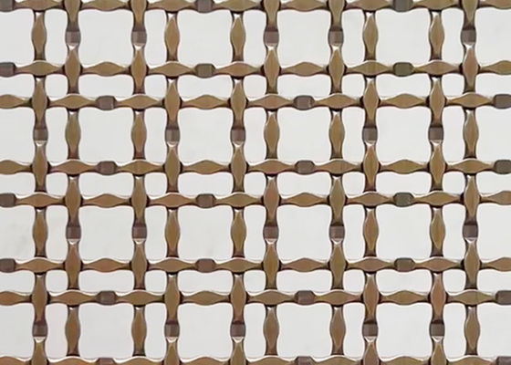Bronzeedelstahl-Antiken-Messingverschluss-Falz-Draht Mesh For Partitions AISI 316