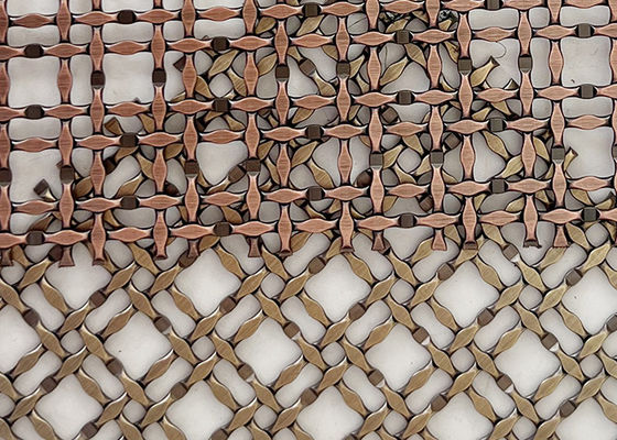 Bronzeedelstahl-Antiken-Messingverschluss-Falz-Draht Mesh For Partitions AISI 316