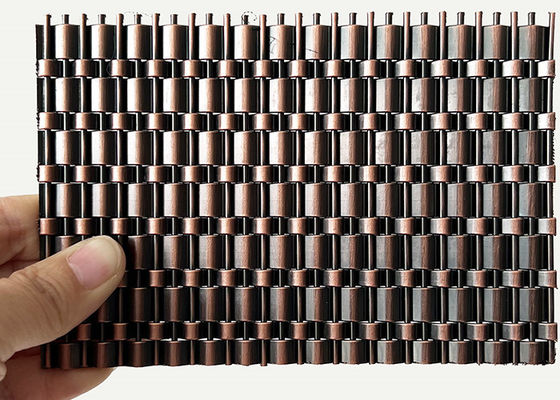 Antikes Messing-dekoratives Falz-Drahtgewebe des Verschluss-SS304 für Aufzugs-Wand