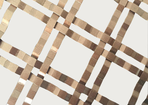 Bronzefarbdekorativer Draht Mesh Grilles Painted Wire Mesh für Schranktür