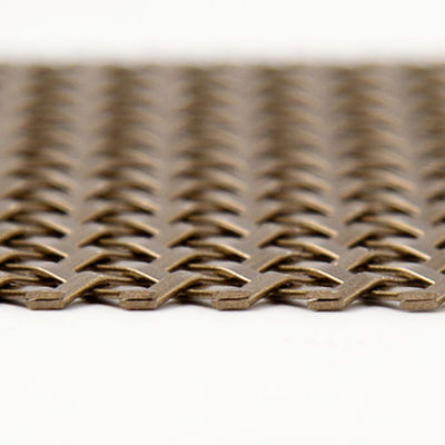 Aluminiumdekoratives MessingDrahtgewebe Mesh Durable Anodizing