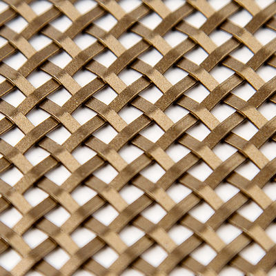 Aluminiumdekoratives MessingDrahtgewebe Mesh Durable Anodizing