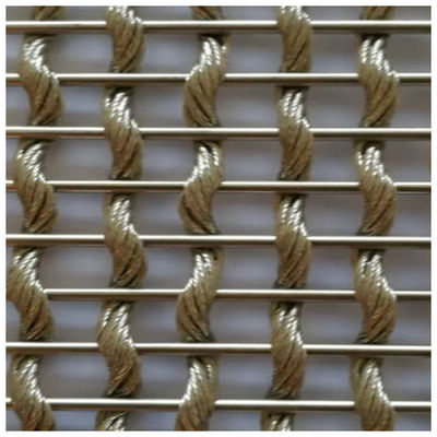 Anodisierungstwill-Webart gesponnener Mesh Panels Fire Resistance