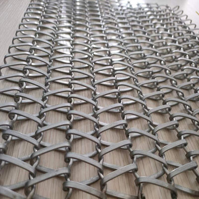 0.5mm-2.0mm Drahtdurchmesser Spiraldrahtnetz mit SGS-Zertifikat / Breite 0.5m-2.0m
