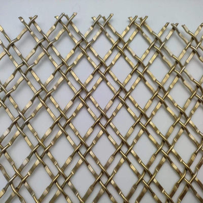 400 Mesh Pvd Gold Dekorationsmetallnetz für kommerzielle Anwendungen
