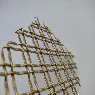400 Mesh Pvd Gold Dekorationsmetallnetz für kommerzielle Anwendungen