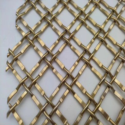 400 Mesh Pvd Gold Dekorationsmetallnetz für kommerzielle Anwendungen