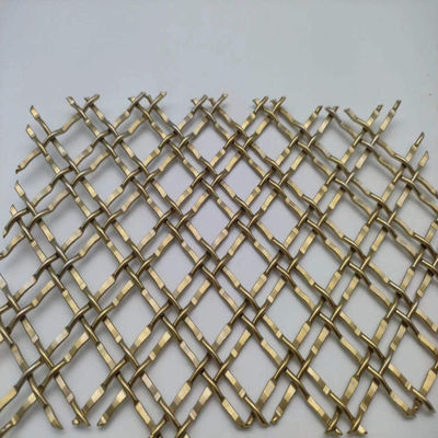 400 Mesh Pvd Gold Dekorationsmetallnetz für kommerzielle Anwendungen