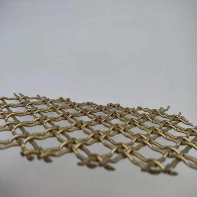 400 Mesh Pvd Gold Dekorationsmetallnetz für kommerzielle Anwendungen