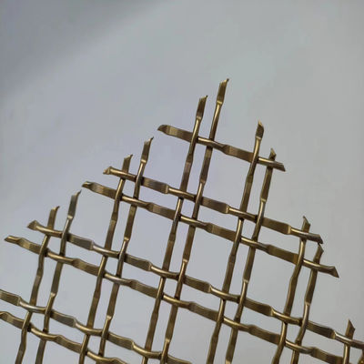 400 Mesh Pvd Gold Dekorationsmetallnetz für kommerzielle Anwendungen