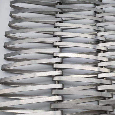 Edelstahl 0,5 mm Helical Wire Mesh für Trennwände