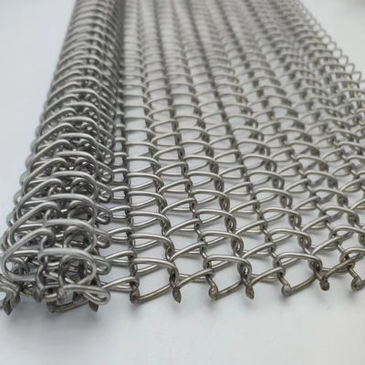 Spiralarmmascheneinandergeknüpft Größe 2mm-20mm angepasste Farbe Edelstahl
