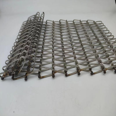 0.5mm-2.0mm Drahtdurchmesser Spiraldrahtnetz mit SGS-Zertifikat / Breite 0.5m-2.0m