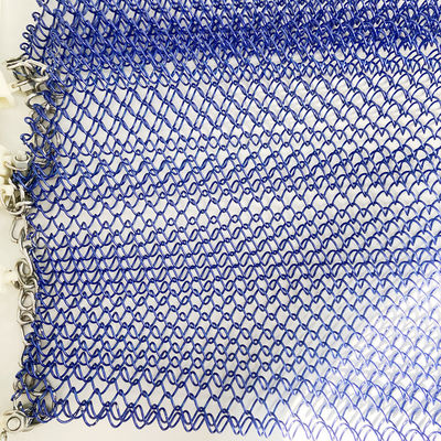 OEM Edelstahl-Metall-Spule-Drapery Gewebte Drahtnetz-Duschvorhang