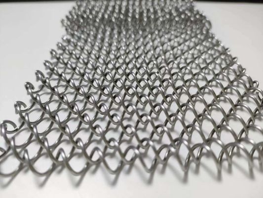 Kupferpolierte Oberfläche Architektonisches ausgedehntes Metallnetz mit Twill-Weave-Stil