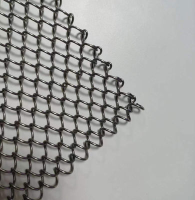 Kupferpolierte Oberfläche Architektonisches ausgedehntes Metallnetz mit Twill-Weave-Stil