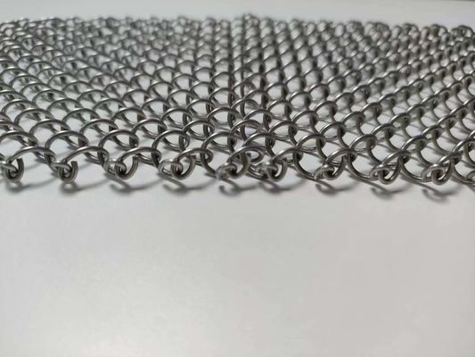 Kupferpolierte Oberfläche Architektonisches ausgedehntes Metallnetz mit Twill-Weave-Stil