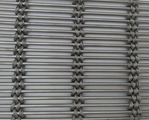 Raumteilerlösung Flexibles Metallnetzgewebe PVD für die Wandabdeckung