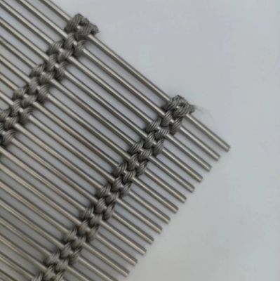 Raumteilerlösung Flexibles Metallnetzgewebe PVD für die Wandabdeckung