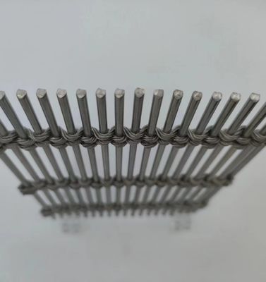 Raumteilerlösung Flexibles Metallnetzgewebe PVD für die Wandabdeckung