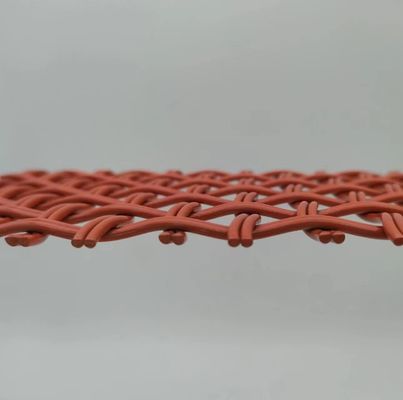 Orange 5 mm Architektonische Edelstahldrahtmasche Breite 0,6 m-2,4 m